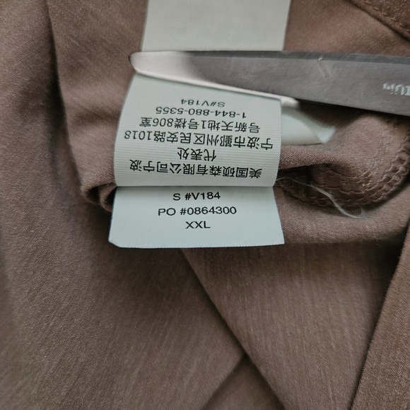 Vuori Bridge (Mens XXL) Short Sleeve Button Front Shirt V184 Red Performance - Picture 4 of 6